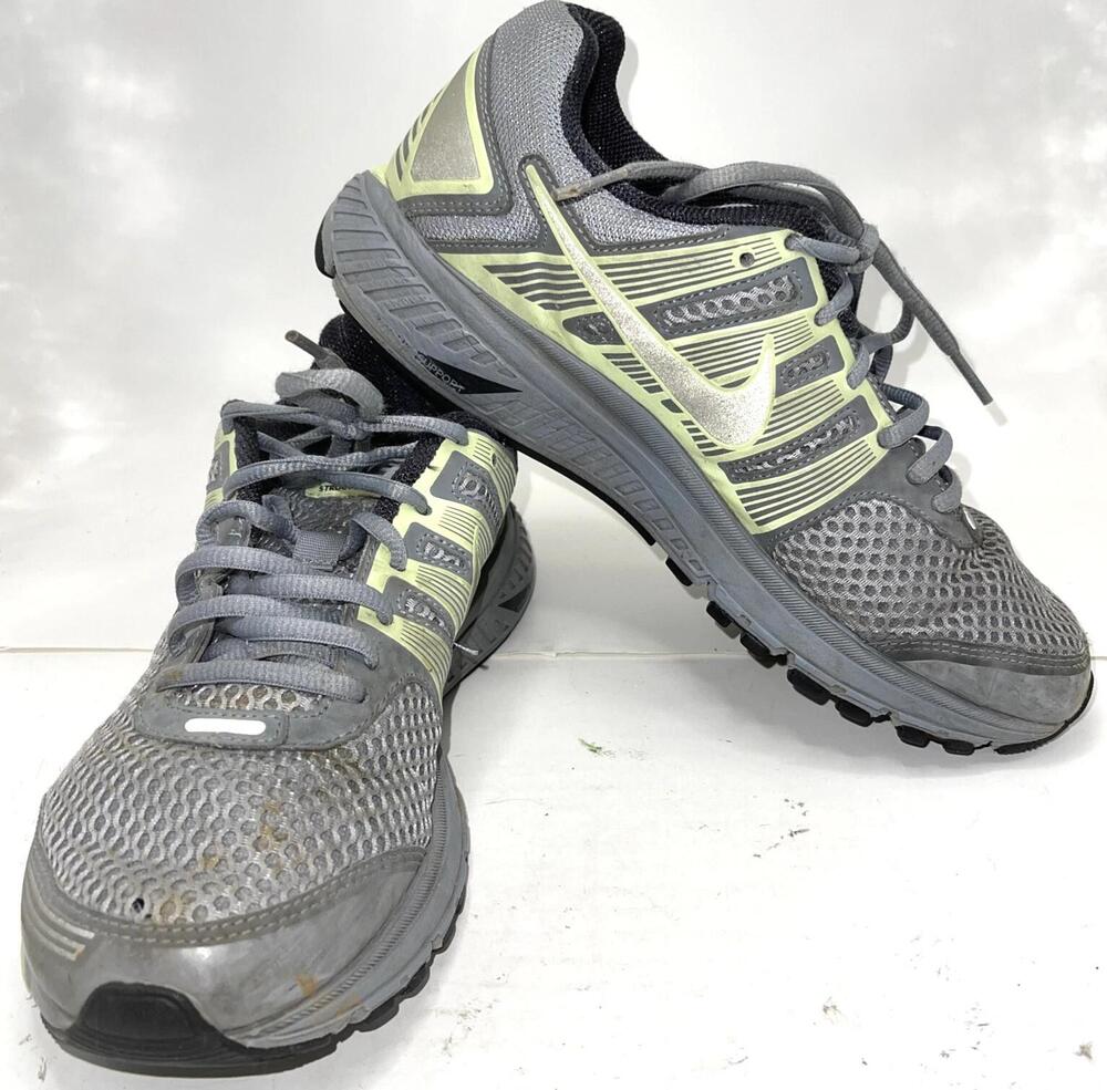 Nike Structure 16 Shoes Womens Size 8.5 Gray Running Breathable Mesh 536974-003